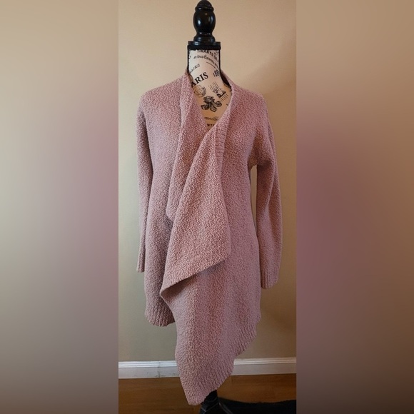 UGG oversized Women's Cardigan in Soft dusty Pink - Picture 3 of 7